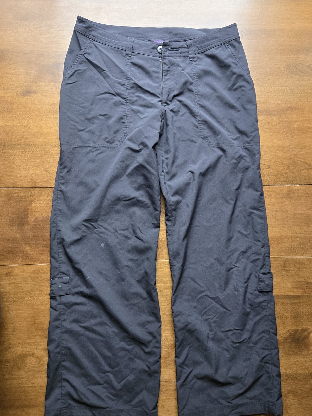 Patagonia Women’s Black Lightweight Hiking Cargo Pants Size 6 Outdoor Travel